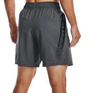 Under Armour Loose Gray Elastic Cinch Waist Shorts Style 1370388
